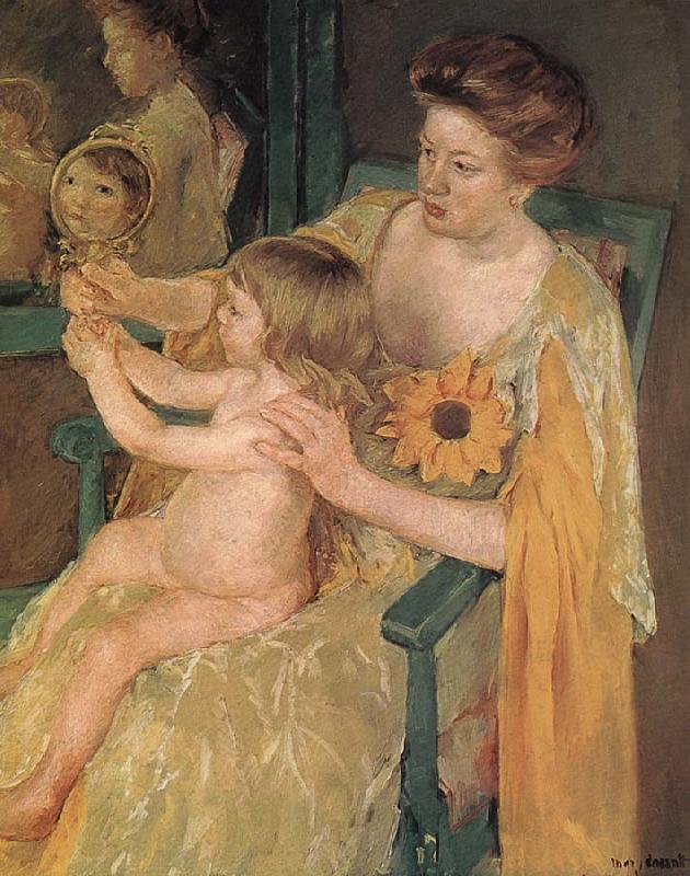 Mary Cassatt Mother and  son